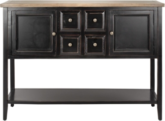 Safavieh EUH6517 Anrichte, Holz, Schwarz, 116 x 38 x 86.36 cm