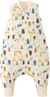 Duomiaomiao Baby Schlafsack, 1x Winterschlafsack, Panda/2.5 Tog, 65cm / Babygröße 70-80cm, 100% Baumwolle