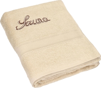 Betz Saunatuch Saunatuch France 80x200 cm Saunahandtuch Saunatücher Strandtuch, 100% Baumwolle (Set, 1-St), extra groß und saugfähig