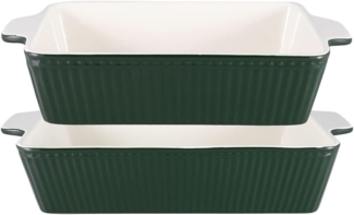 Greengate 2-er Set Auflaufformen Alice pinewood green