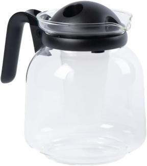 Fackelmann Kaffeekanne 1,5 L Aus Glas, Schwarz Und Transparent