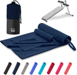 Blumtal Handtuch Fitness Handtuch im 2er Set, Mikrofaser Sporthandtuch Fitnessstudio, Mikrofaser (2-St), 80x40 cm