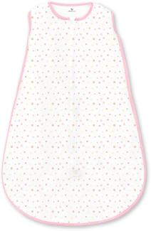 Amazing Baby von SwaddleDesigns, toller Babyschlafsack aus Microfleece mit 2-Weg-Reißverschluss, verspielte Punkte, Pink, Mittel, 6-12 Monate