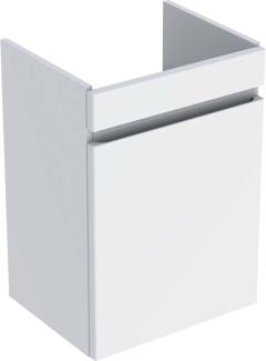 Geberit Renova Plan Unterschrank für Handwaschbecken, 1 Tür, 43,5 x 60,5 x 34,5 cm, 501903, Farbe: weiß / lackiert hochglänzend - 501.903.01.1