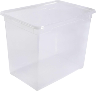 Rotho Aufbewahrungsbox Clear Mega inkl. Deckel 70 L transparent