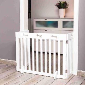 Trixie Barrier MDF 3-parts 82 x 124 × 61 cm white