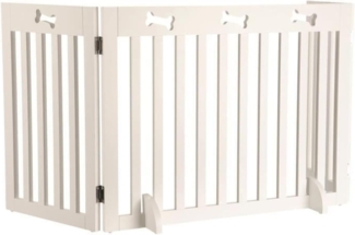 Trixie Barrier MDF 3-parts 82x124 × 61 cm white