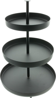Etagere "Black" Deko Dekoration Accessoire Arrangement Wohndekoration