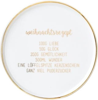 Räder Teller Weihnachtsrezept Ø 14 cm H 1 cm