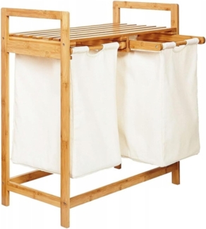 Wäschekorb aus Bambus 74 x 63,5 x 33 cm