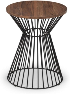 Julian Bowen Jersey Lampentisch, Walnuss/Schwarz