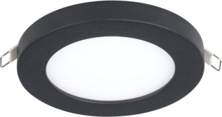 Eglo 900931 Einbauleuchte FUEVA FLEX Alu schwarz LED 5,5W 3000K H:0. 2cm Ø11. 7cm