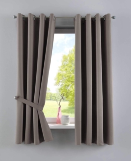 Gardinenbox Verdunkelungsvorhang, Ösen (2 St), verdunkelnd, Polyester, »NewYork« Thermo-Gardinen Blackout 201920600-2