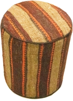 Sonderform,XS / 80 cm Ø Rund & kleiner,Mehrfarbig,Patchwork,Schurwolle,Afghanistan