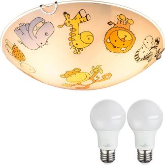 LED Deckenleuchte Kinderzimmer Deckenlampe, Ø 30cm, mit Leuchtmittel