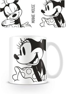 empireposter Minnie Mouse B&W Disney Keramik Tasse Kaffeebecher Größe Ø8,5 H9,5cm