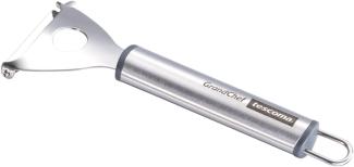 Tescoma 428231 Schäler mit seitlicher Klinge, Edelstahl, Grau