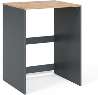 Waschmaschinenschrank Viktor Anthrazit/Goldkraft Eiche 68 x 88.2 cm Vicco