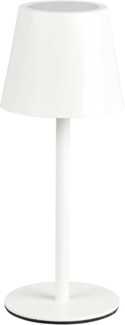 Akku LED Tischleuchte DIAZ kabellos für Innen & Außen, Weiß - 21cm klein