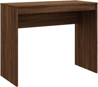 Schreibtisch Braun Eichen-Optik 90x40x72 cm Holzwerkstoff