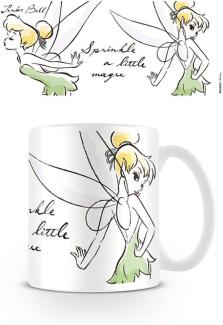 empireposter Disney Tinkerbell Magic Größe (cm), ca. Ø8,5 H9,5 Beschreibung: Keramik Tasse, weiß, bedruckt, Fassungsvermögen 320 ml, offiziell lizenziert, spülmaschinen und mikrowellenfest