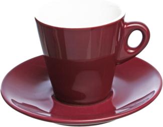 mara   TOGNANA Snackschale 4er Set Espressotasse mit Untertassenn, Pflaume Keramik