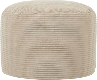 icon Pouf Sitzpouf XL aus Cord „Frankie“