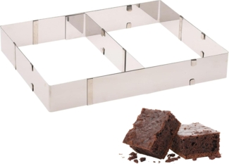WESTMARK Backform Mit Teiler, Stufenlos verstellbar, Kuchen- und Pizzarahmen