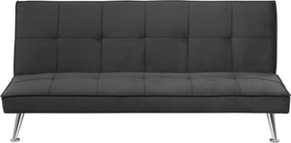 Schlafsofa 3-Sitzer Polsterbezug grau HASLE