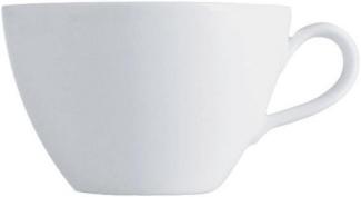 Alessi Mami Cappuccino Obertasse 6 Stück aus weißem Porzellan 9,0cm