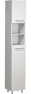 VCM Badmöbel Hochschrank Lisalo 918741 Weiß H. 170 x B. 30 x T. 25 cm