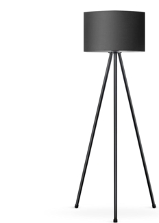 Tomons LED Stehlampe Dimmbar, Stehleuchte mit Dreibeinstativ aus Metall, LED wechselbar