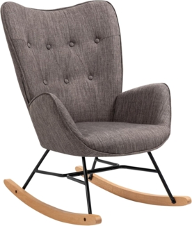 MEUBLE COSY Schaukelstuhl Relaxstuhl Schaukelsessel Sessel Stuhl Wohnzimmersessel Relax Lounge mit gepolsterter Sitzfläche