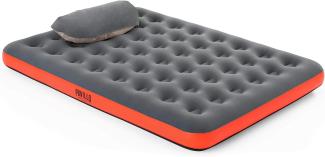 Pavillo™ Luftbett mit Kissenpumpe Roll & Relax Double XL/Lo 203 x 152 x 22 cm