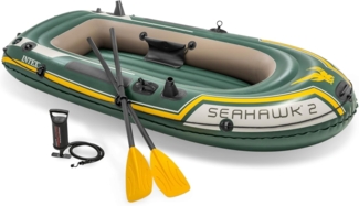 Intex Schlauchboot mit Rudern und Pumpe Seahawk 2 68347NP 90800