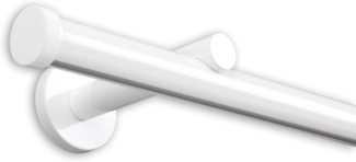 Deco-Raum® Gardinenschiene Innenlauf Weiß Modern | Länge: 420cm | Material: Aluminium | Farbe: Weiß