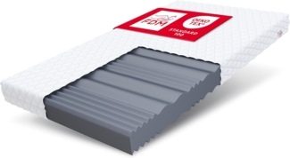 Matratze 160x200 Kaltschaum LIVIA MAX PLUS 7 Zonen profilierter Schaum H3 26 cm JERSEY