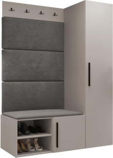 Garderoben-Set Mapreni II (Farbe: Cashmere, Manila 16)