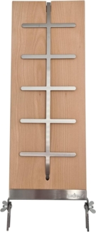 Grillfürst Räucherbrett Grillfürst Flammlachsbrett Buche 19 x 50 cm Klemm-Variante