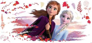 Disney Frost 2 Elsa og Anna Wallstickers