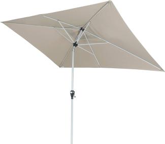 Doppler Sonnenschirm / Kurbelschirm "Active Auto Tilt 300 x 200", natur, 300 x 200 cm