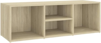 vidaXL Schuhbank Sonoma-Eiche 105x35x35 cm Holzwerkstoff 804466