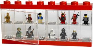 Room Copenhagen LEGO 'Minifiguren Display Case 16' Aufbewahrungsbox rot