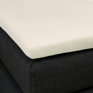Formesse Spannbetttuch Bella Gracia La Piccola | Für Boxpring Topper 90x190-200 cm leinen (0119)