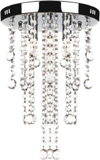 Hängelampe edle Deckenlampe mit transparenten Kristallperlen 241382