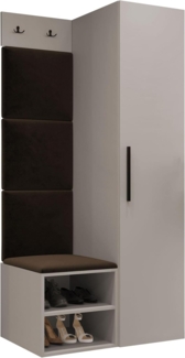 Garderoben-Set Mapreni III (Farbe: Cashmere, Manila 04)