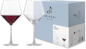 Zwiesel Glas PURE Burgunder Rotweinglas 2er Set