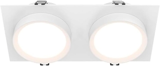 Maytoni Downlight Hoop, Weiß, 1 flg, 15 W, 11 x 11 x 5,2 cm (LxBxH)