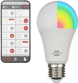 Brennenstuhl LED-Leuchtmittel Connect WiFi SB 810, E27, Farbwechsler, SmartHome-fähig, mit Timer