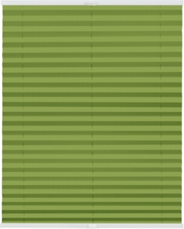 Lichtblick Sonnenschutzsysteme GmbH Thermo-Plissee Ljungby 75 cm x 130 cm (BxL) Grün Tageslicht mit Hitzeschutz; einfache Installation mit Klemmträgern; verspannt